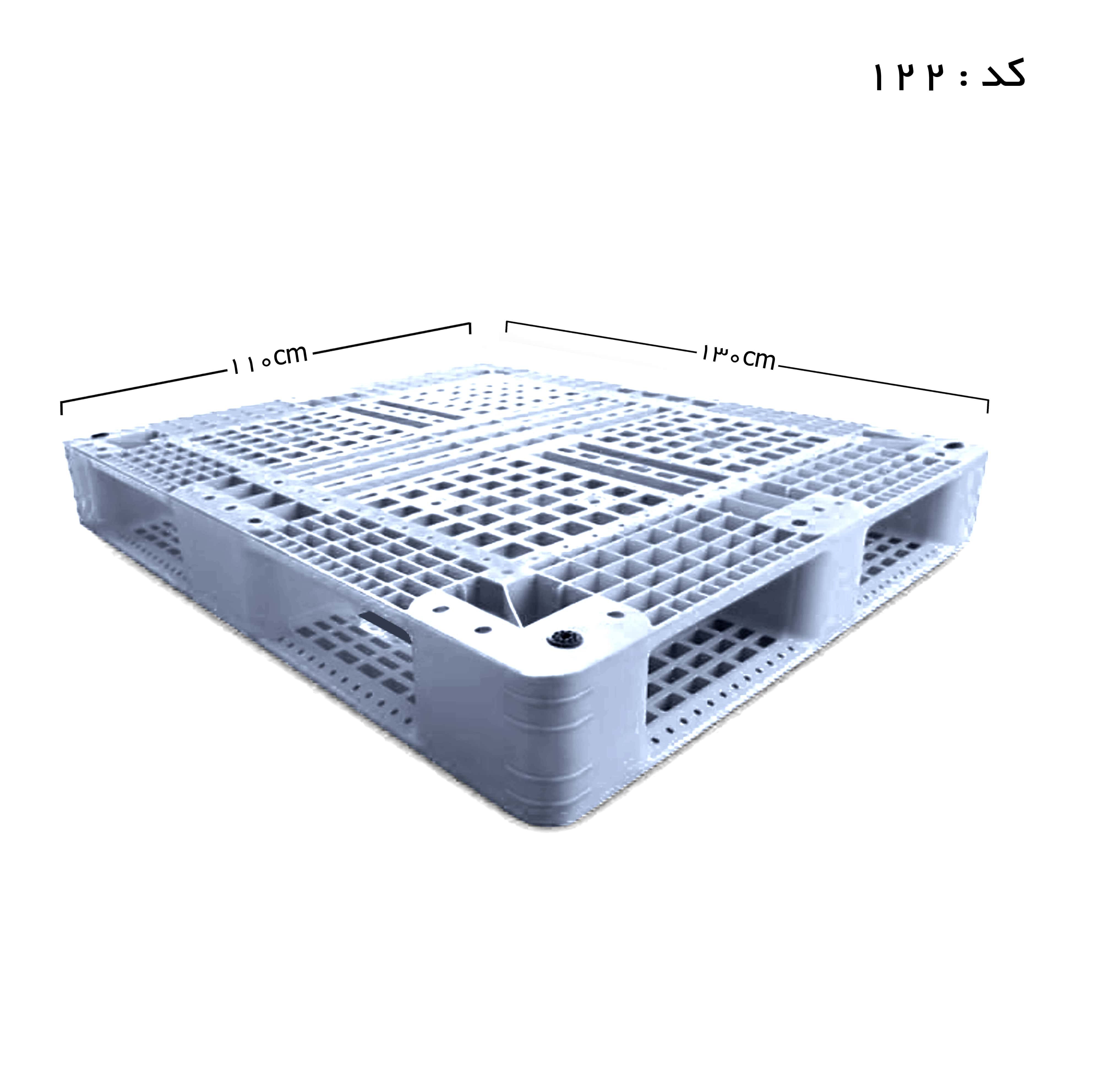 پالت پلاستیکی کد 122(18kg)